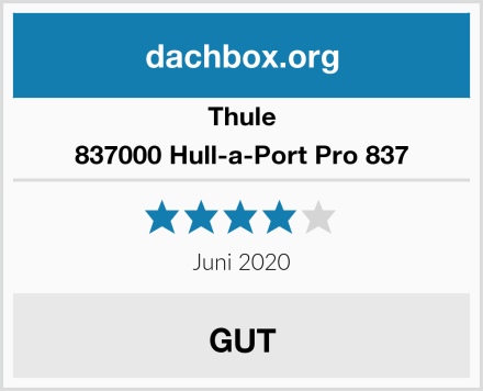 Thule 837000 Hull-a-Port Pro 837 Test