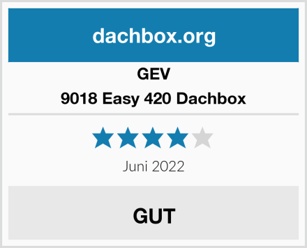 GEV 9018 Easy 420 Dachbox Test