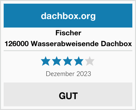 Fischer 126000 Wasserabweisende Dachbox Test