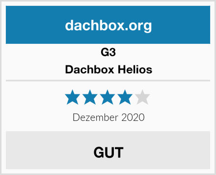 G3 Dachbox Helios Test