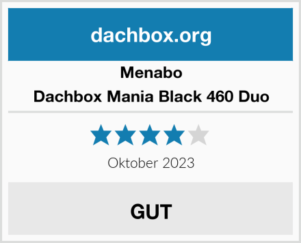 Menabo Dachbox Mania Black 460 Duo Test