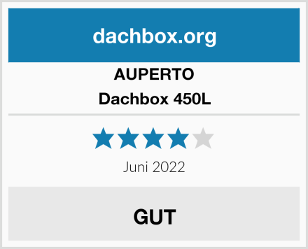 AUPERTO Dachbox 450L Test