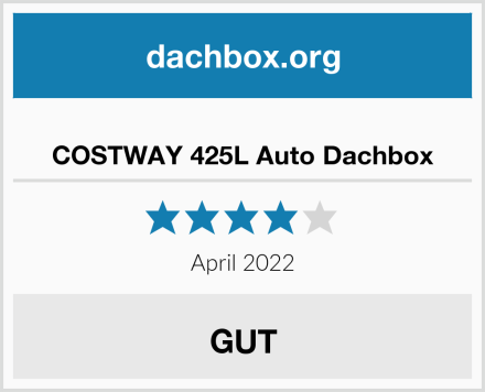  COSTWAY 425L Auto Dachbox Test