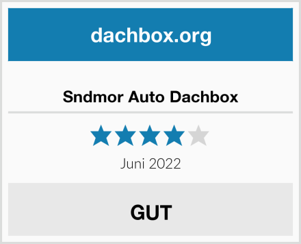  Sndmor Auto Dachbox Test