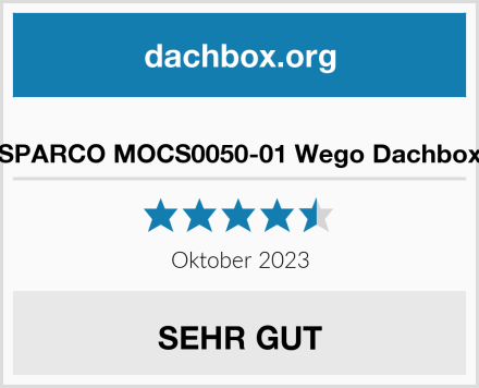  SPARCO MOCS0050-01 Wego Dachbox Test