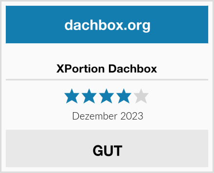  XPortion Dachbox Test