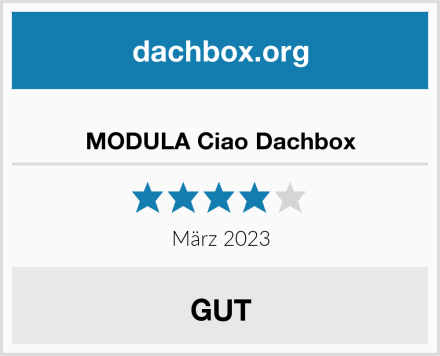  MODULA Ciao Dachbox Test