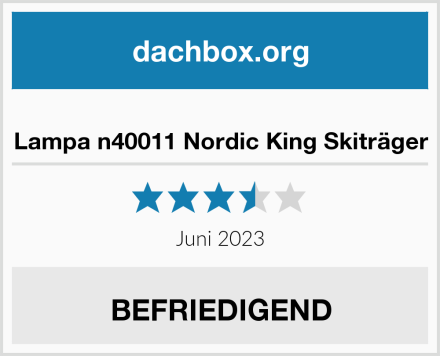  Lampa n40011 Nordic King Skiträger Test