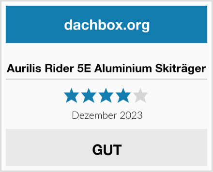  Aurilis Rider 5E Aluminium Skiträger Test