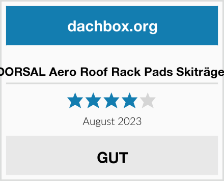  DORSAL Aero Roof Rack Pads Skiträger Test