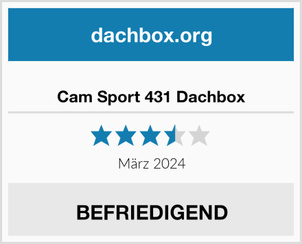  Cam Sport 431 Dachbox Test