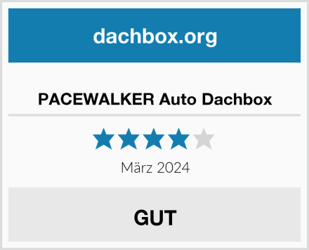  PACEWALKER Auto Dachbox Test